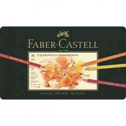 Набор цветных карандашей Faber-Castell Polychromos в металлической коробке, 36 цветов