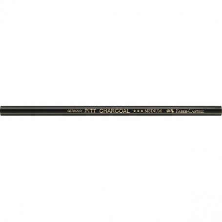 Натуральный уголь-карандаш средней твердости Pitt Monochrome от Faber-Castell