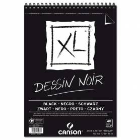 Альбом для графики с черной бумагой Canson Xl Black, А4