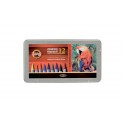 Набор акварельных карандашей Koh-i-noor Progresso Aquarell, 12 цветов, металлическая коробка