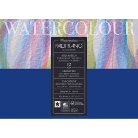Альбом для акварели Fabriano Watercolour Studio Фин 26x36 см., 12 л., 300 г/м2, склейка по длинной стороне