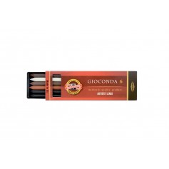 Набор грифелей Gioconda для цанговых карандашей MIX №1, 5.6 мм., 6 шт.