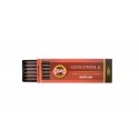 Набор грифелей Gioconda для цанговых карандашей, сепия светло-коричневая, 5.6 мм., 6 шт.