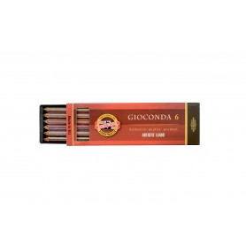 Набор многоцветных стержней Koh-i-noor Gioconda Magic, 5.6 мм., 6 шт.