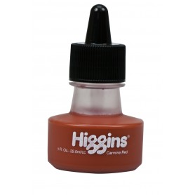 Чернила карминовые Higgins Carmine Red Dye-Based, 1 OZ (29,6 мл.)