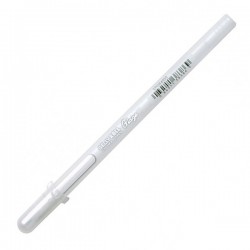 Белая ручка-контур Sakura Gelly Roll Glaze 3D