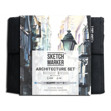 Набор маркеров SKETCHMARKER Architecture 36 set - Архитектура