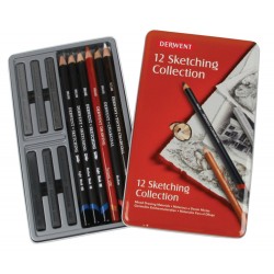 Набор графических материалов SKETCHING COLLECTION 12 предметов